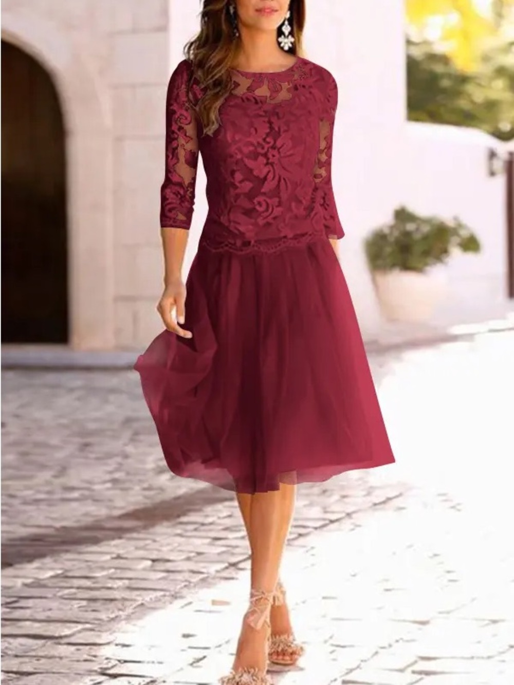 GORGEOUS A-LINE MOTHER OF THE BRIDE WEDDING DRESS-NEW WITH TAGS